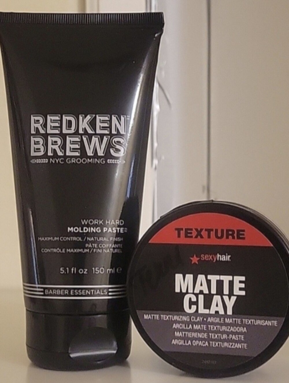 Redken brews molding paste Sexy Hair matte clay discont hairstyling bundle NWT